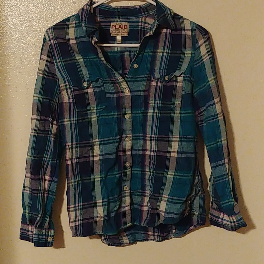 Plaid Top